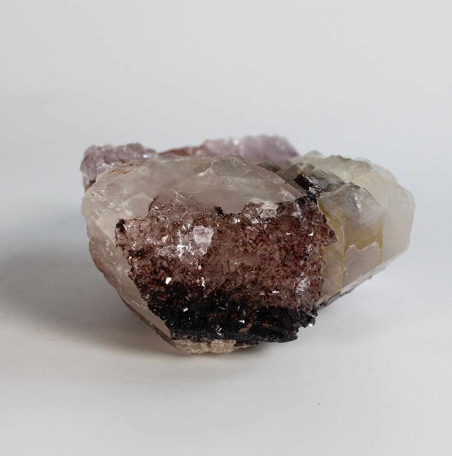 Calciet met Amethist - Collectors Piece