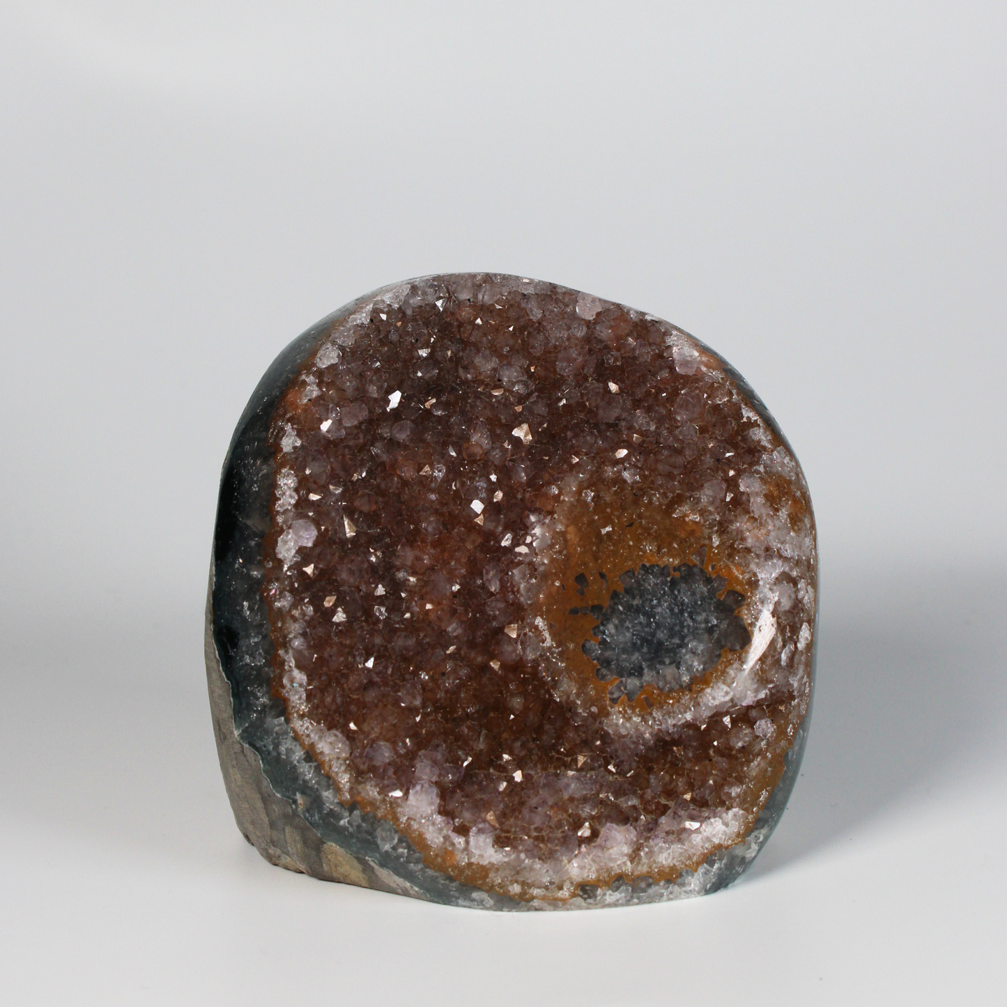 Galaxy Amethist met stalactiet - Standvlak