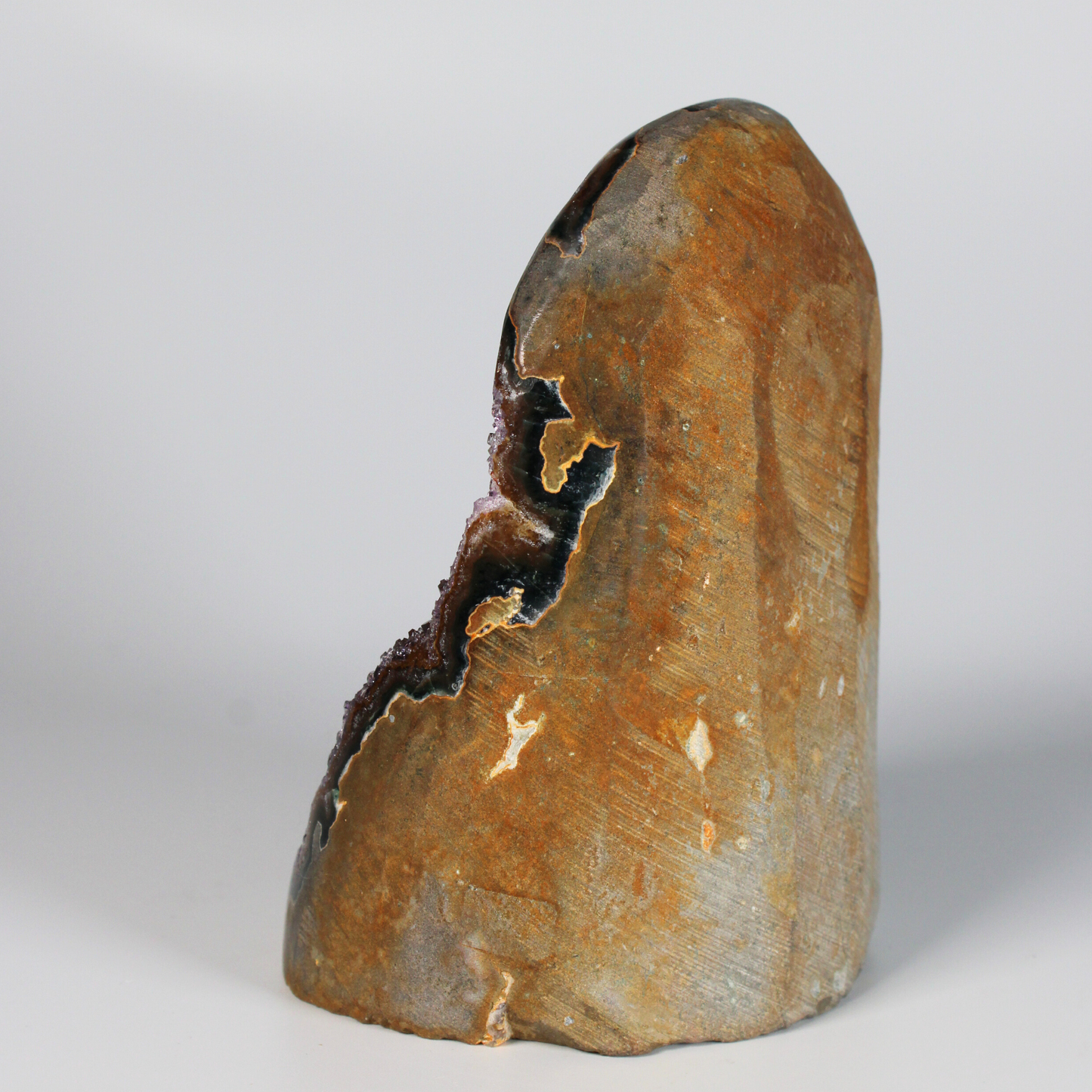 Galaxy Amethist met stalactiet - Standvlak