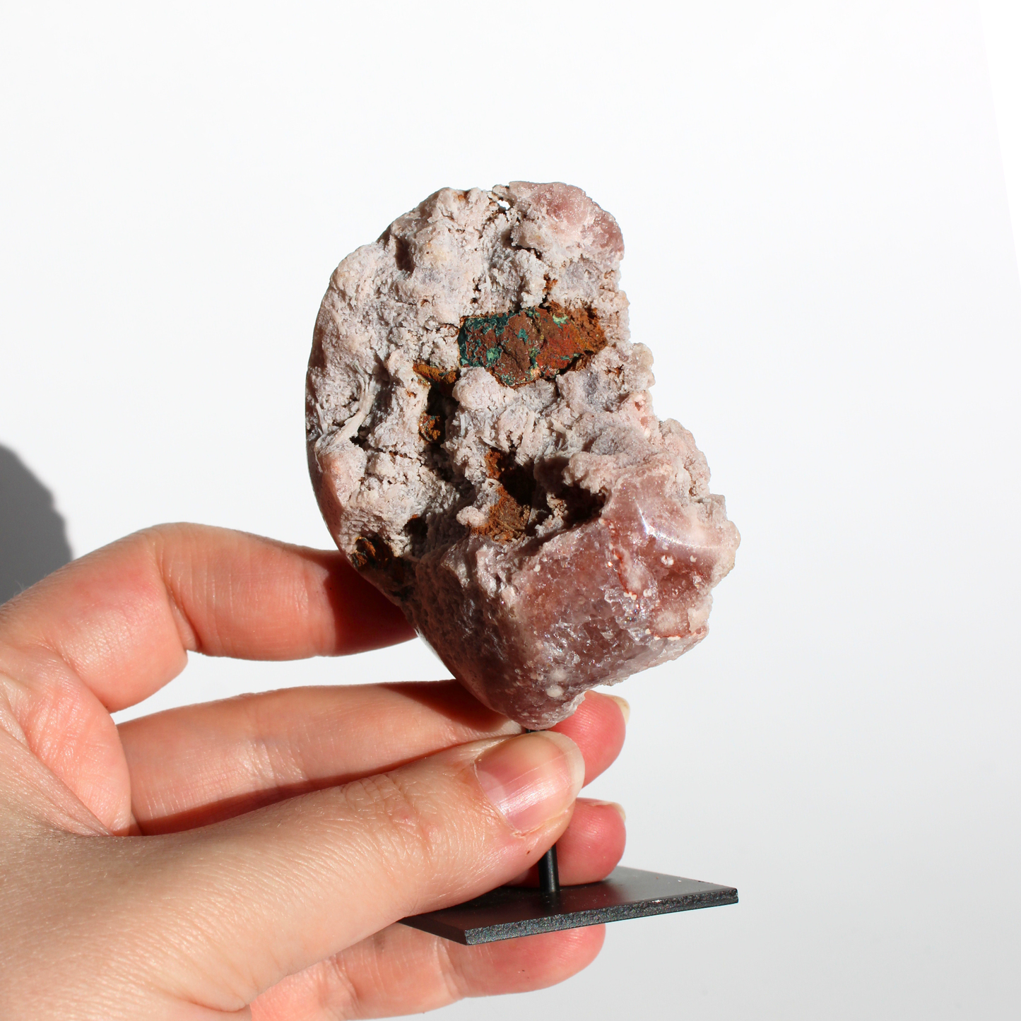 Roze Amethist - Op standaard