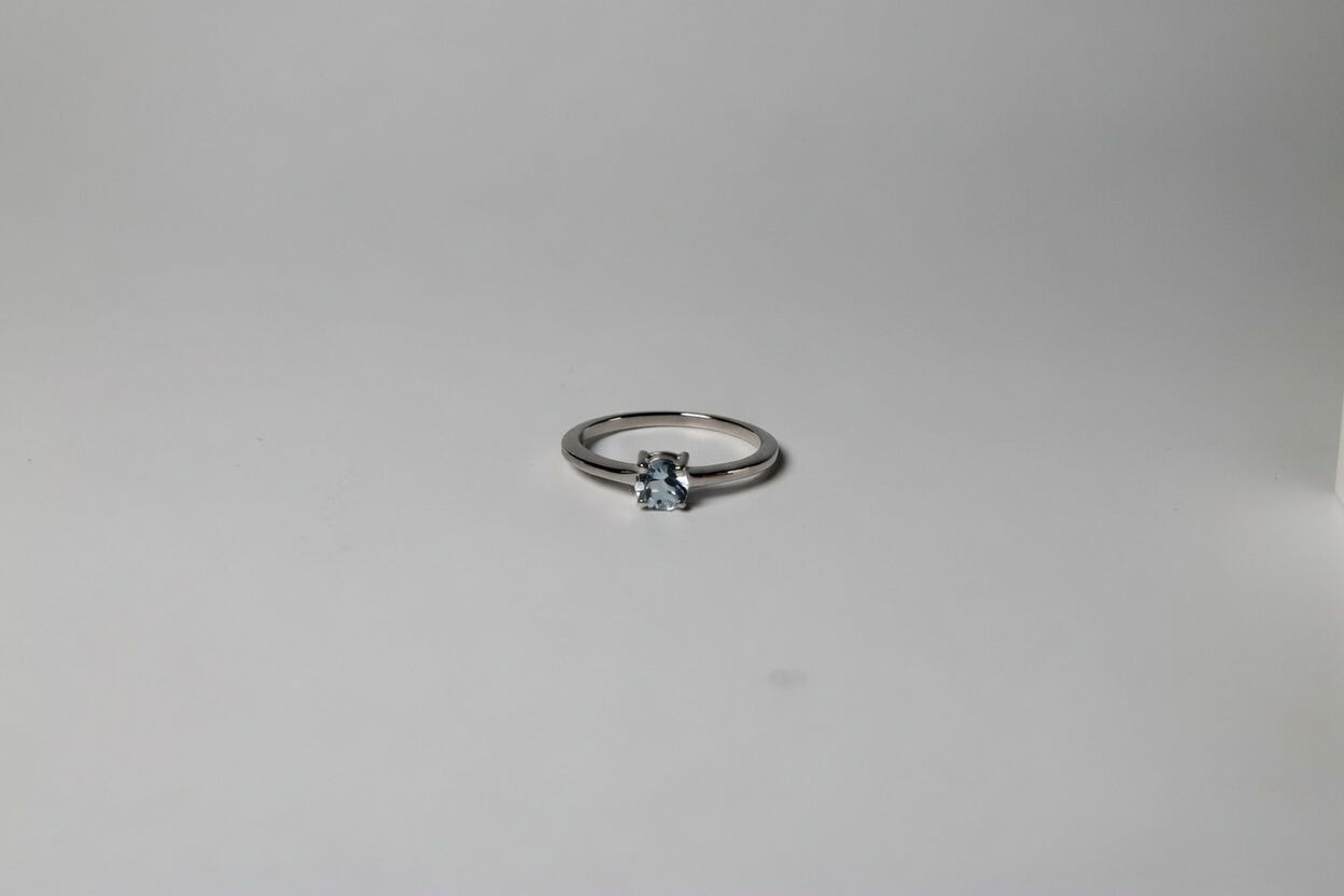 Ring Aquamarijn - 925 zilver
