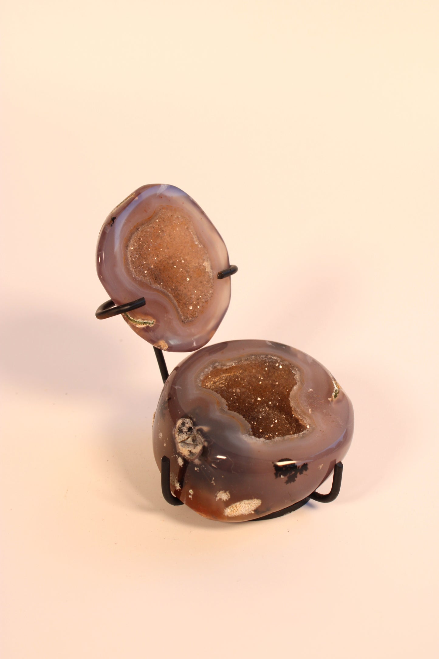 Agaat met dendriet geode - Sieradendoosje