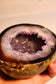 Agaat met amethist geode - Sieradendoosje