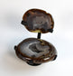 Agaat sugarshine met dendriet geode - Sieradendoosje