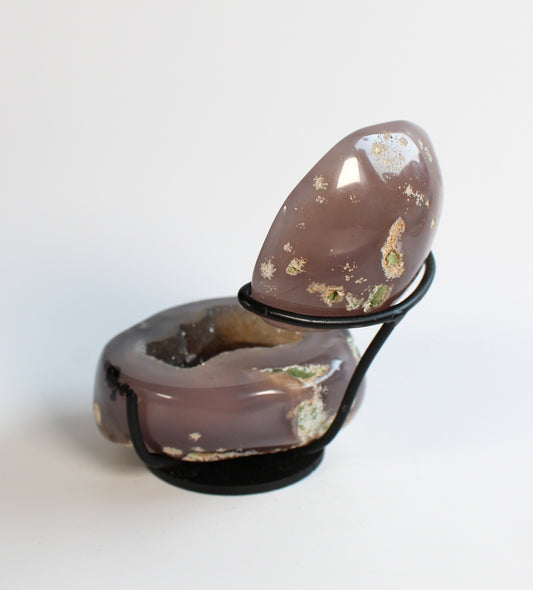 Agaat met dendriet geode - Sieradendoosje