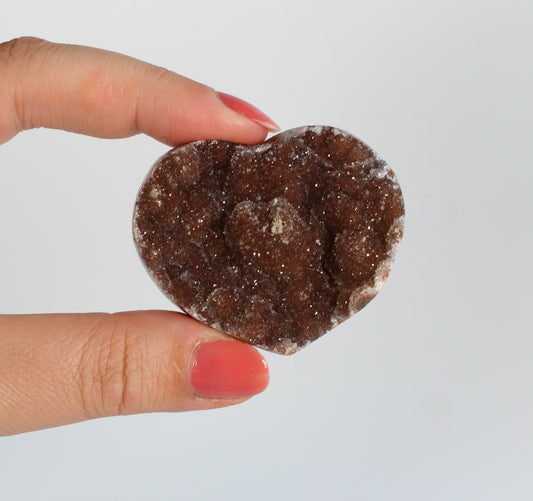 Amethist met sugar - Hart