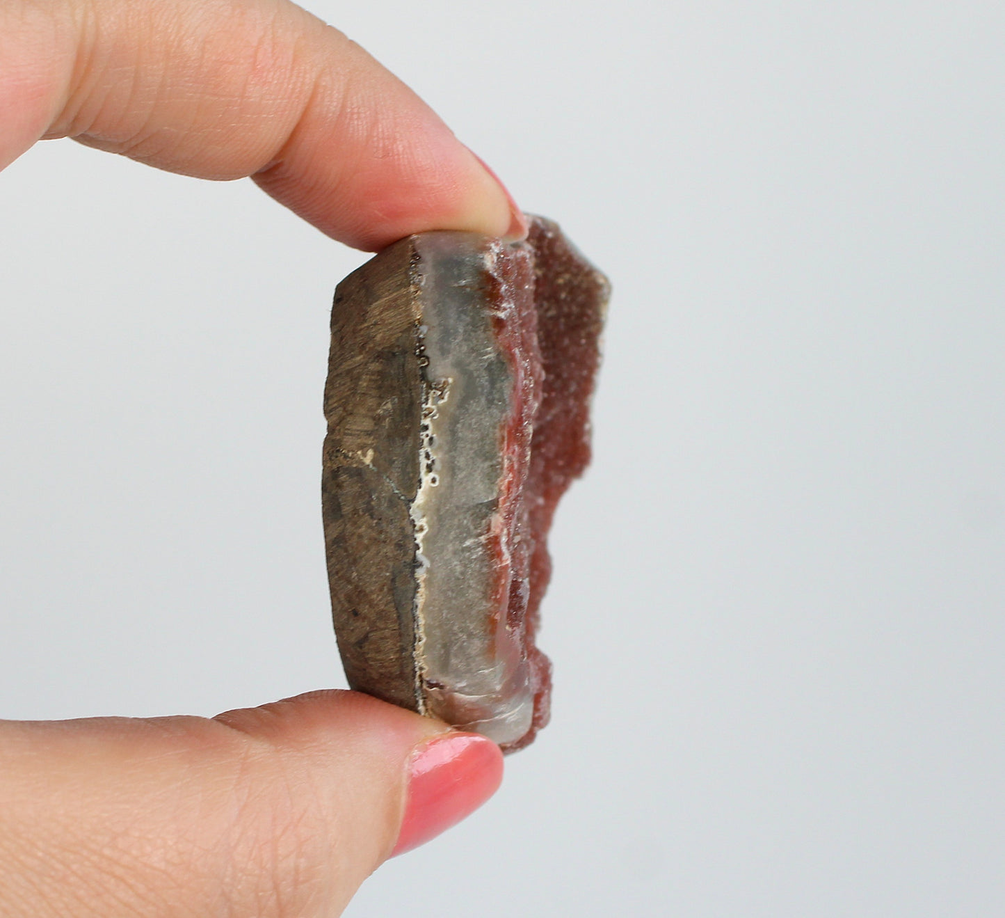 Amethist met sugar - Hart