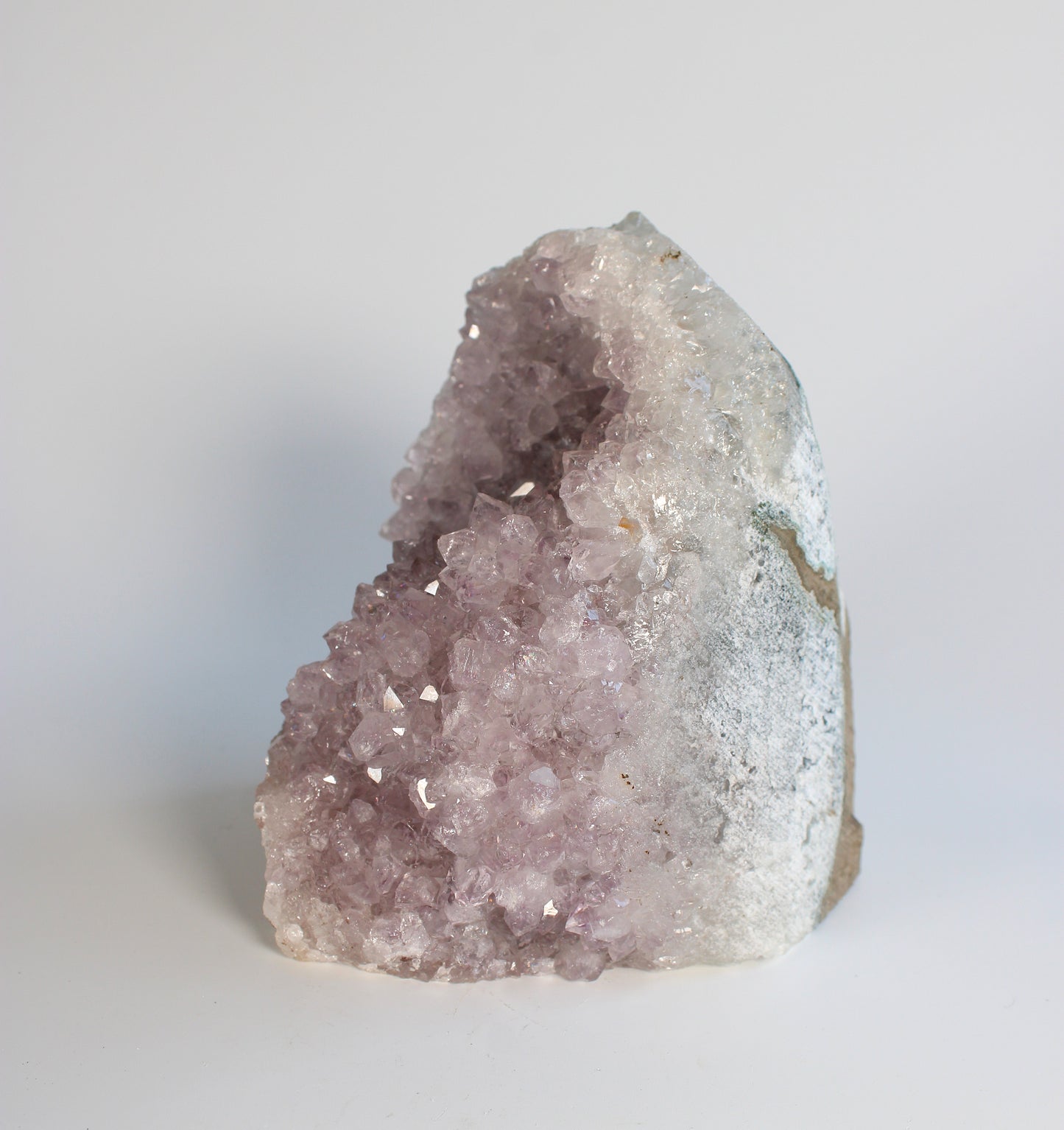 Amethist met Calciet- Standvlak