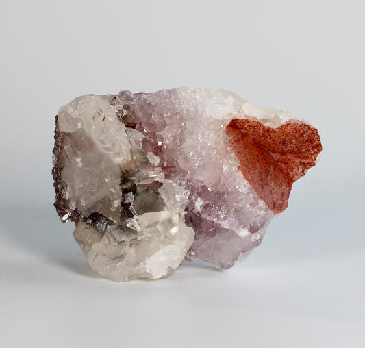 Calciet met Amethist - Collectors Piece