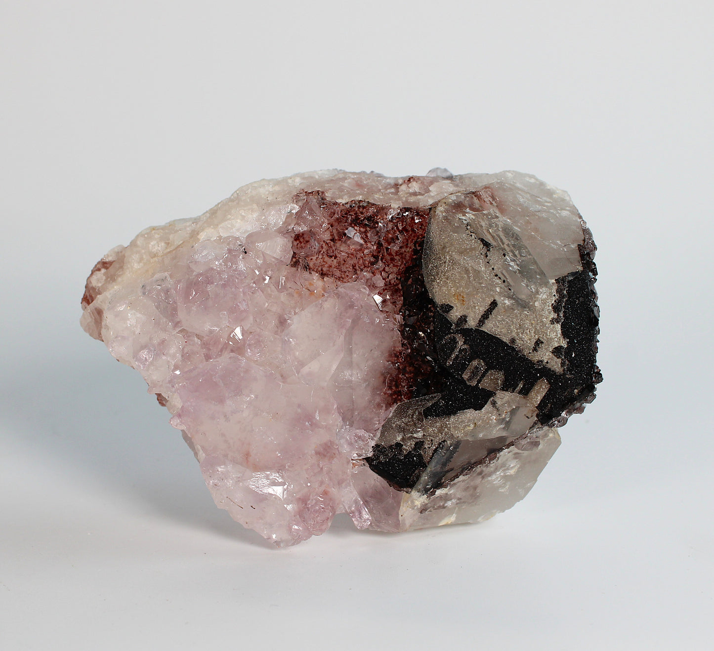 Calciet met Amethist - Collectors Piece