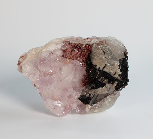 Calciet met Amethist - Collectors Piece