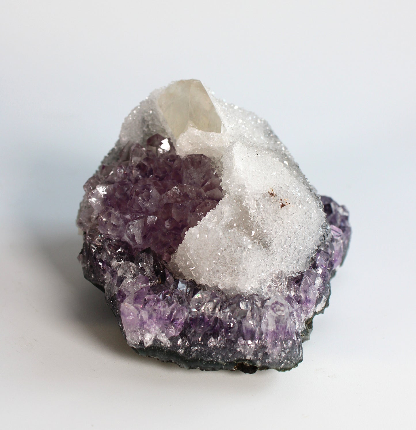 Calciet met Amethist - Collectors Piece