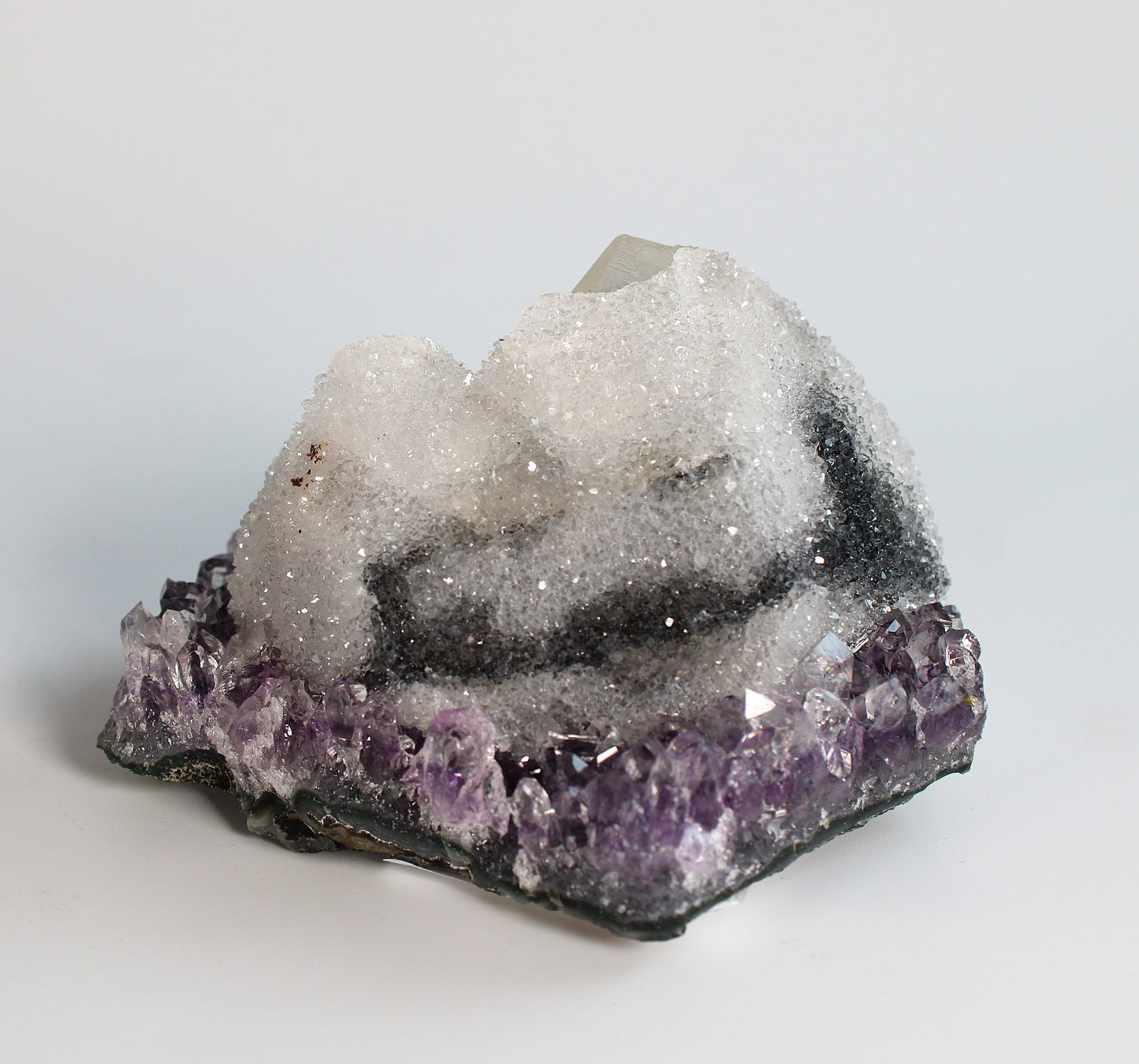 Calciet met Amethist - Collectors Piece