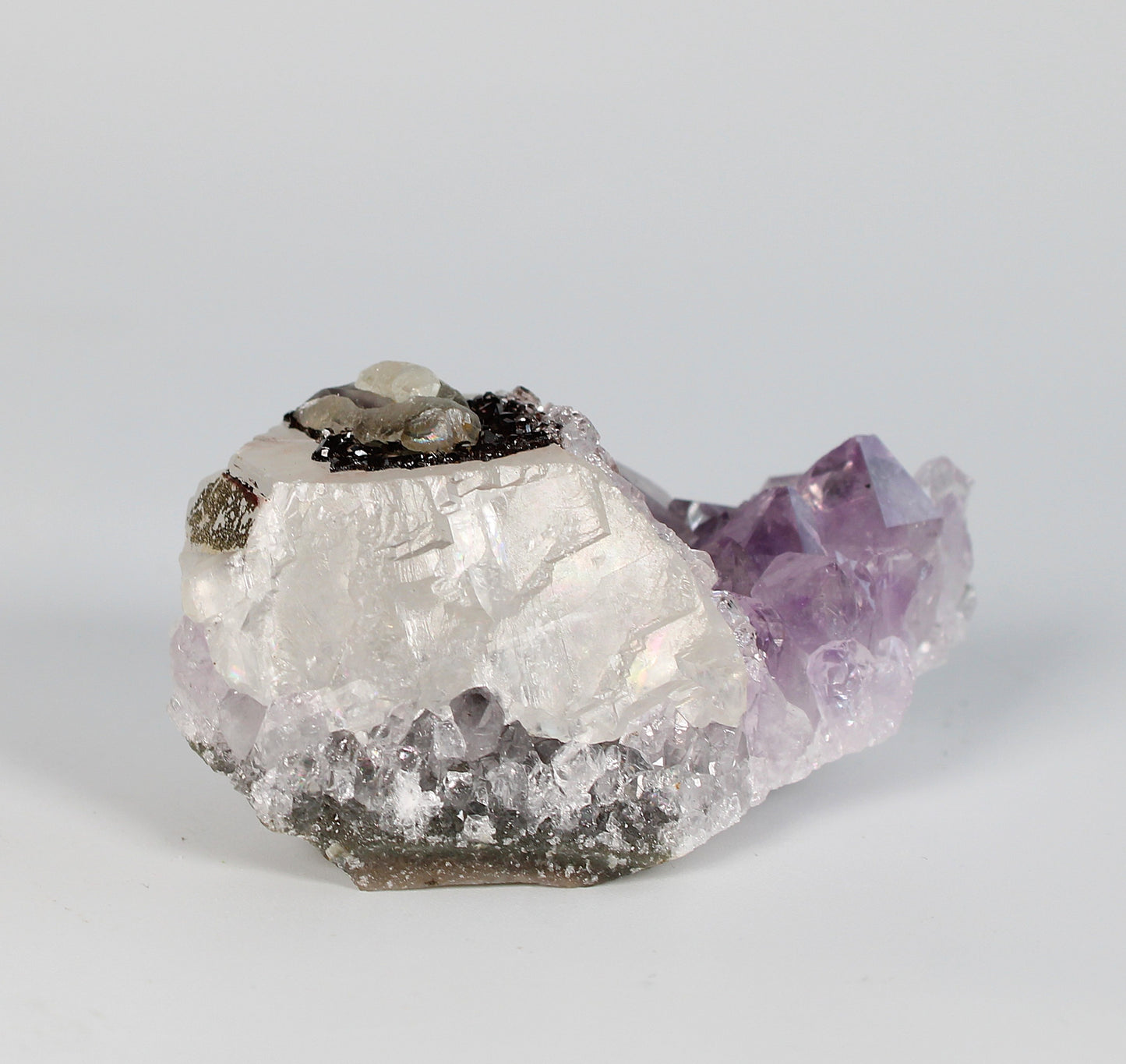 Amethist met Calciet - Collectors Piece