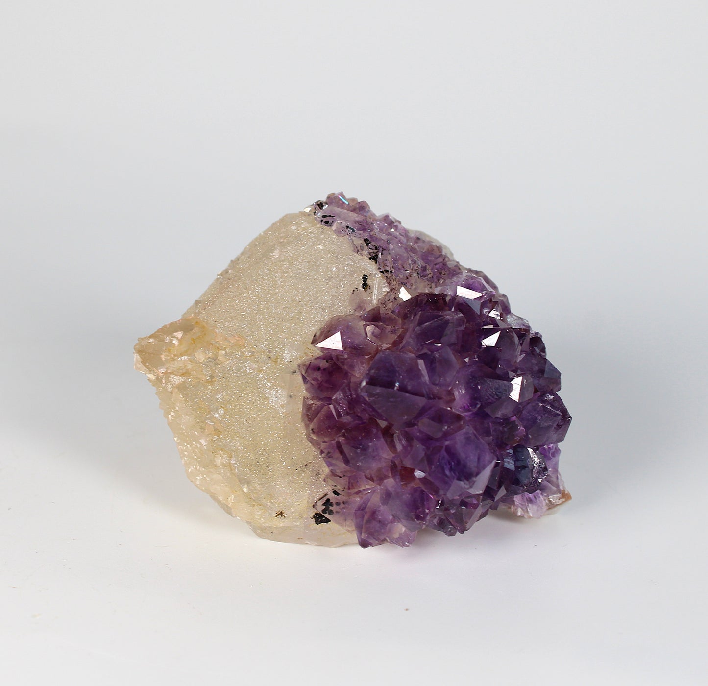 Calciet met Amethist - Collectors Piece