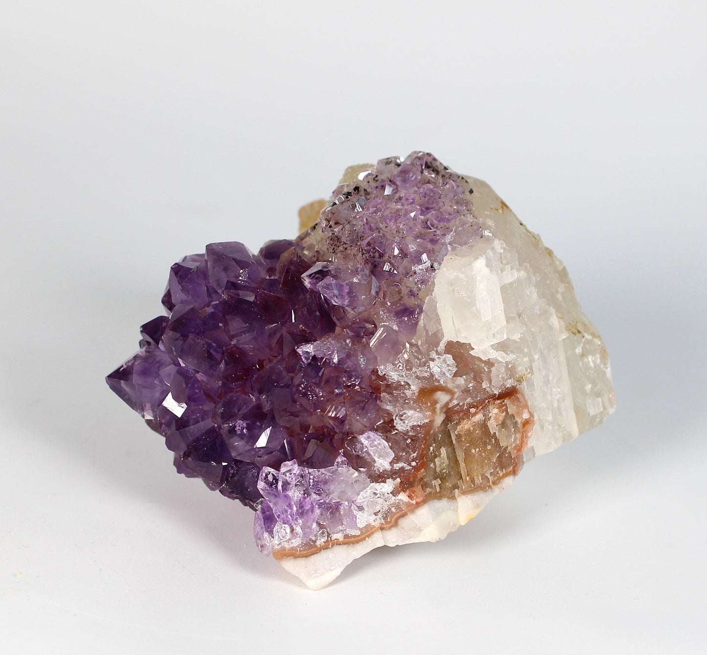 Calciet met Amethist - Collectors Piece