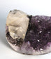 Amethist met Calciet & Hematiet - Collectors Piece