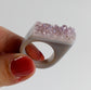 Agaat met Amethist - Ring