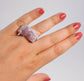 Agaat met Amethist - Ring