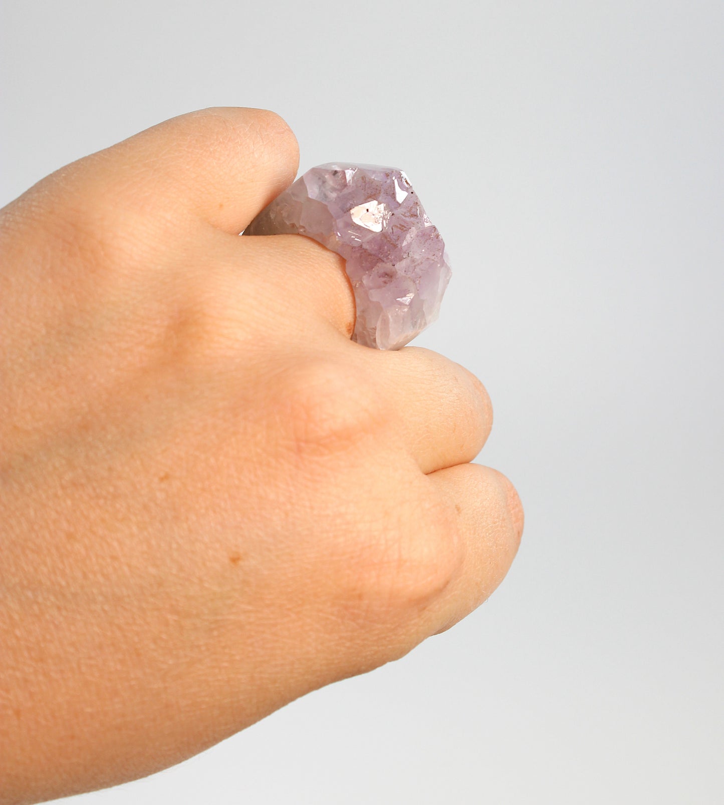 Agaat met Amethist - Ring