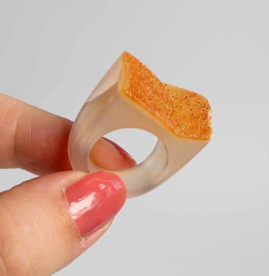 Agaat Druzy - Ring