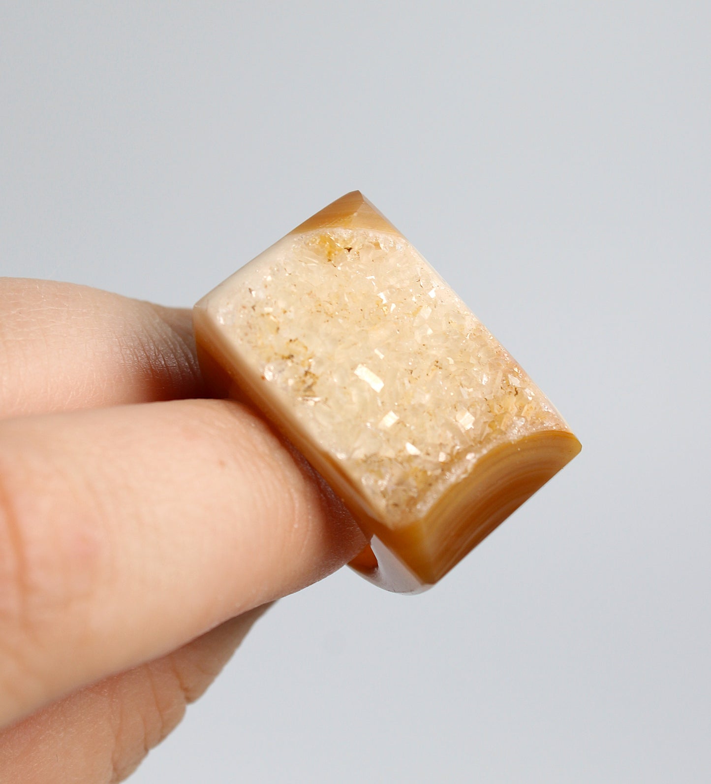 Agaat Druzy - Ring