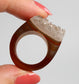 Agaat met Amethist - Ring