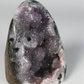 Amethist met stalactiet - Standvlak