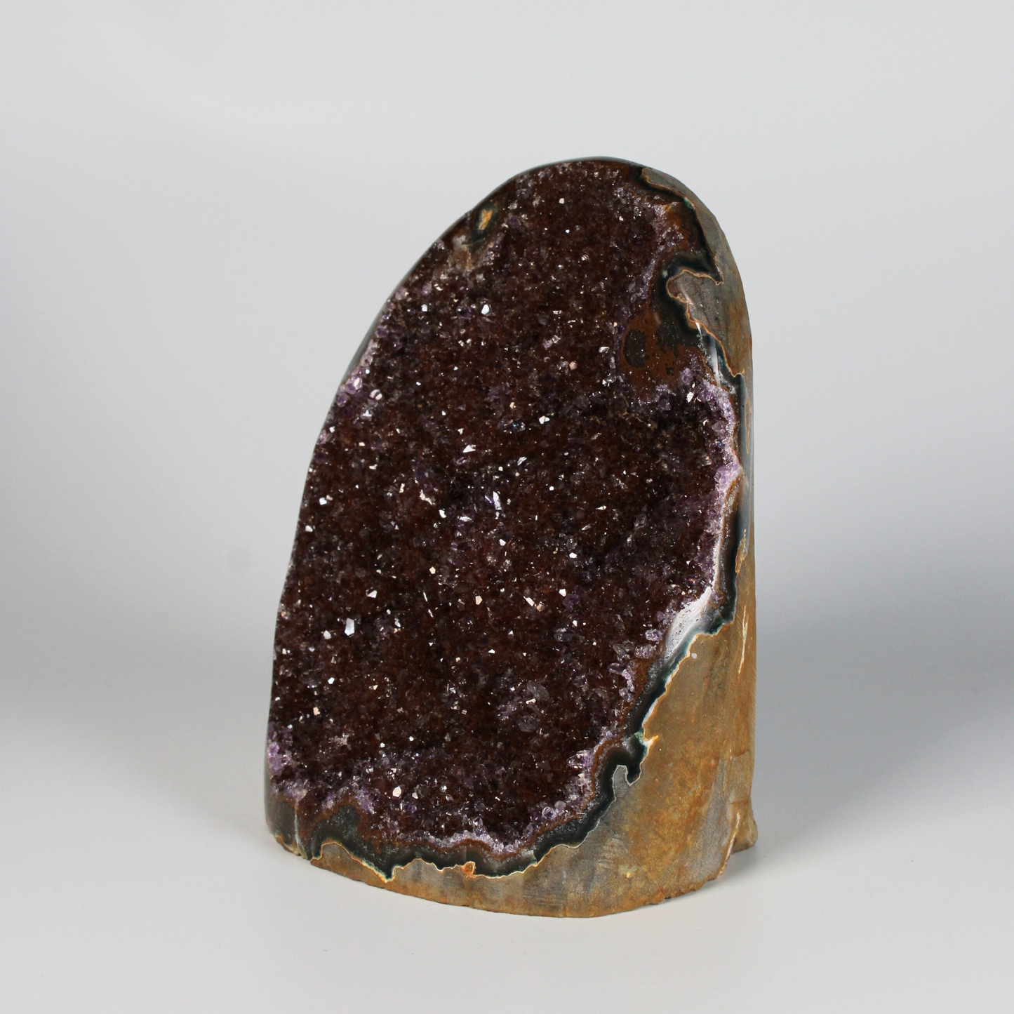 Galaxy Amethist met stalactiet - Standvlak