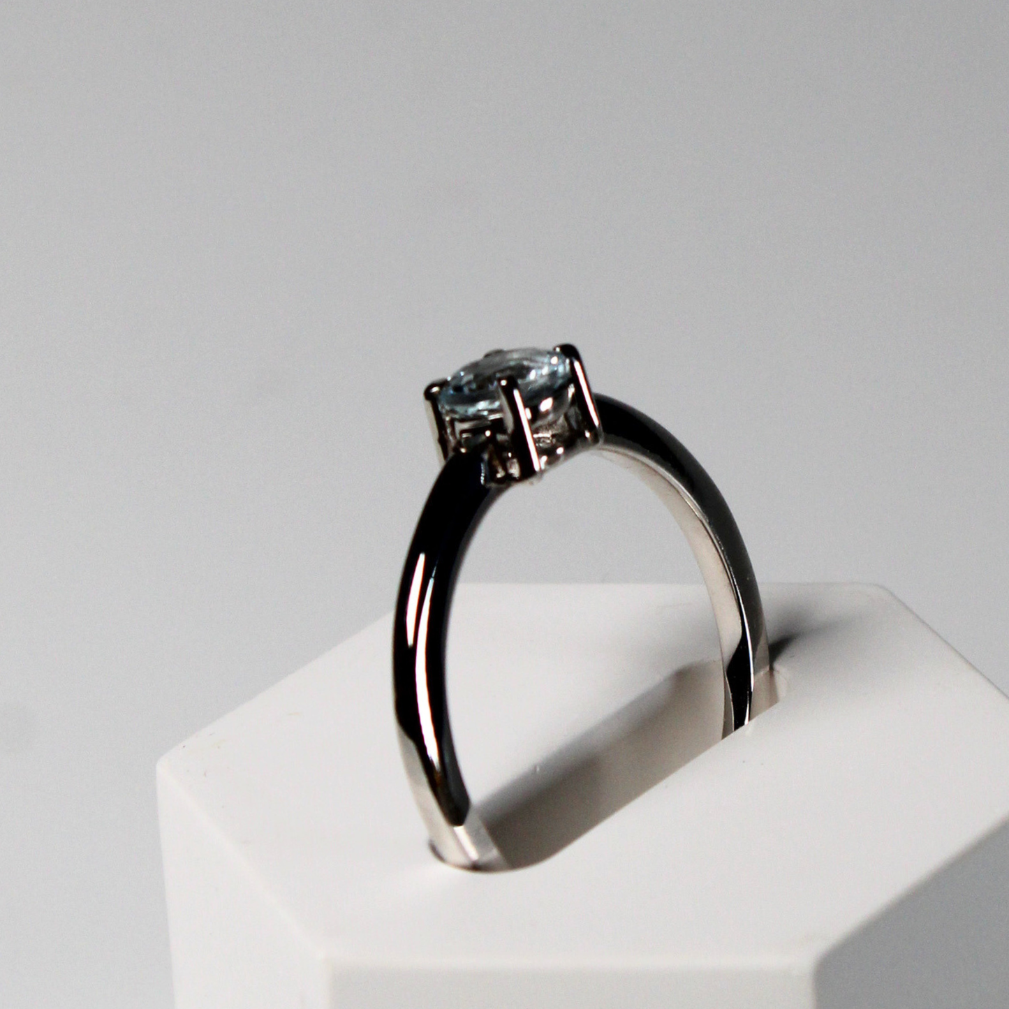 Ring Aquamarijn - 925 zilver