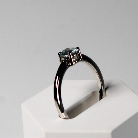 Ring Aquamarijn - 925 zilver