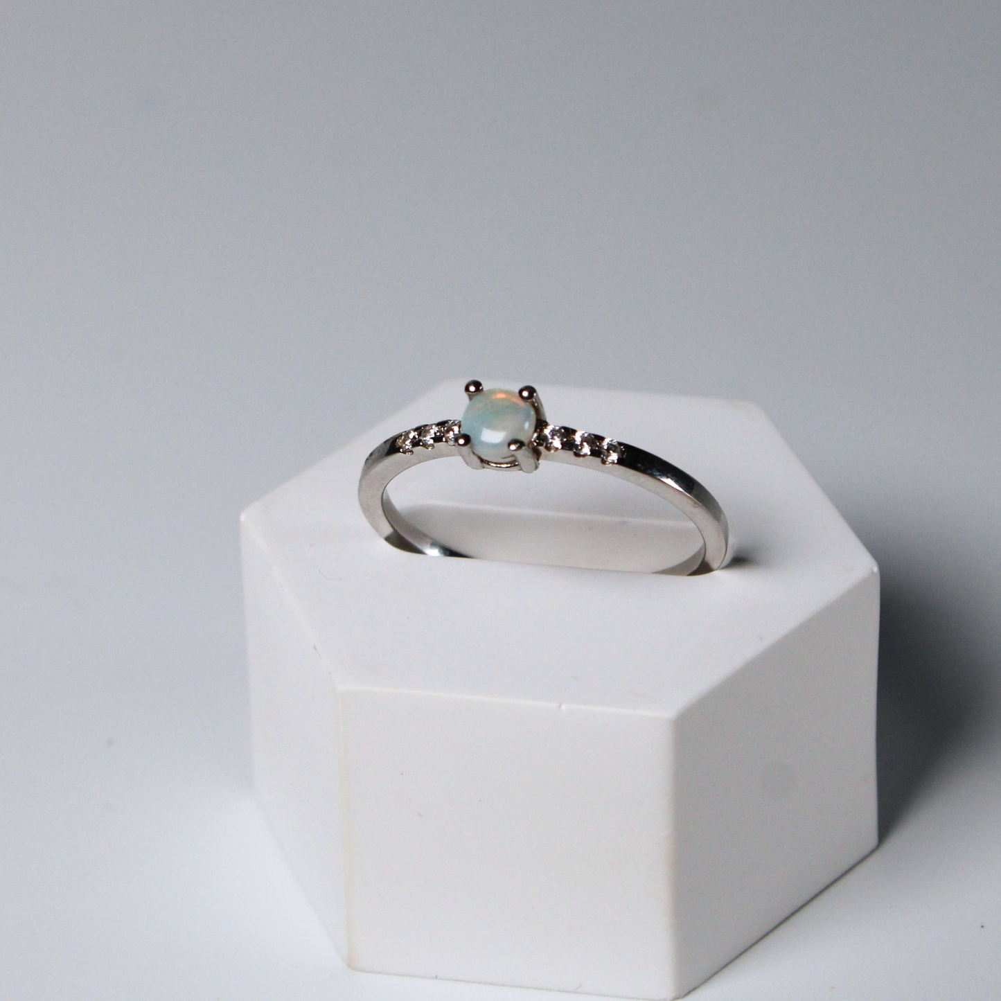 Ring Australische opaal - 925 zilver