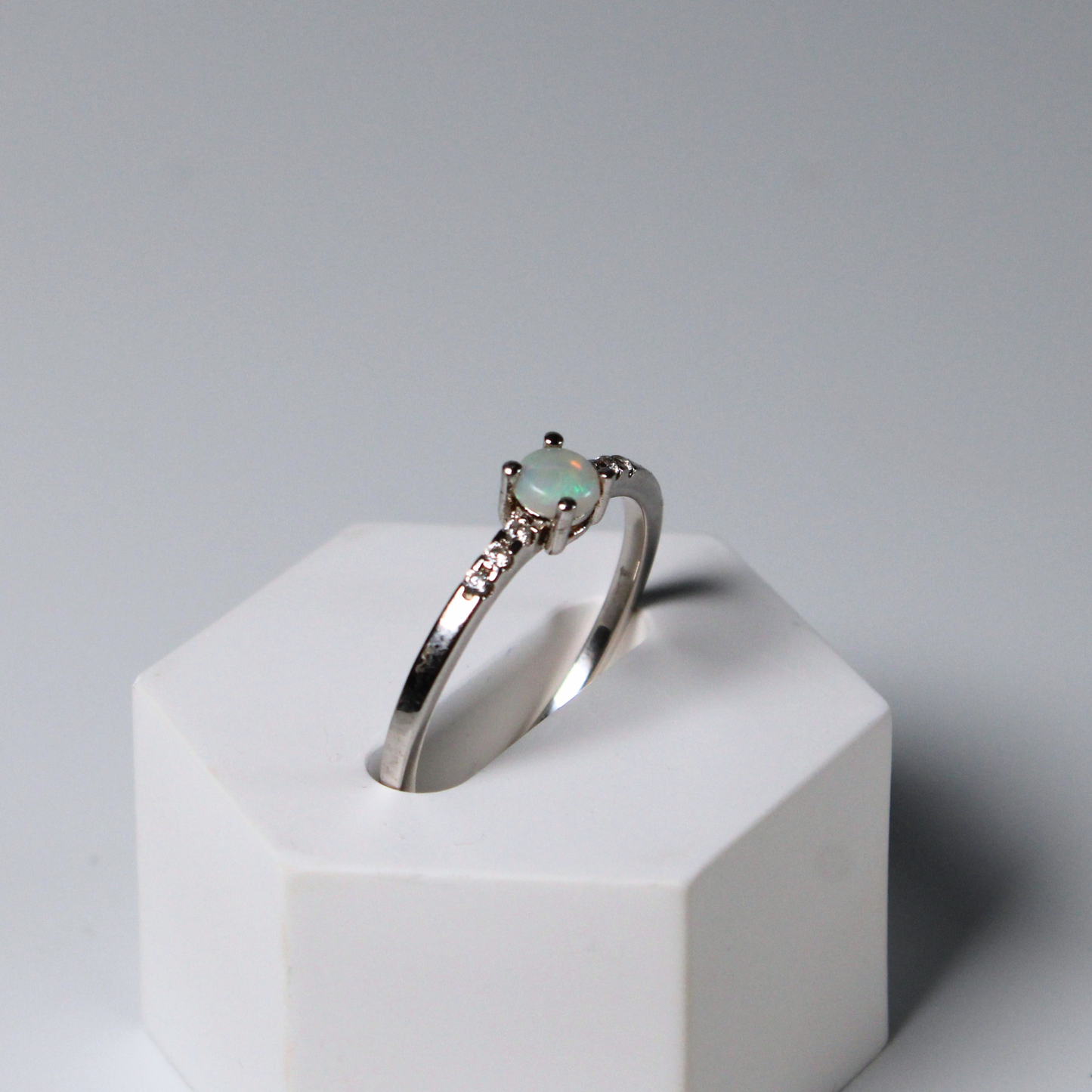 Ring Australische opaal - 925 zilver