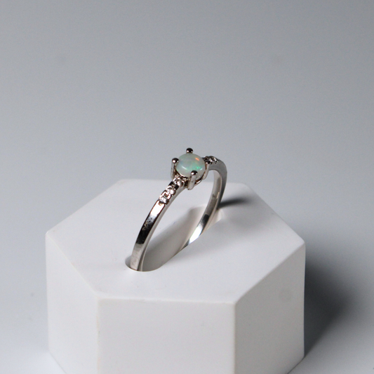 Ring Australische opaal - 925 zilver