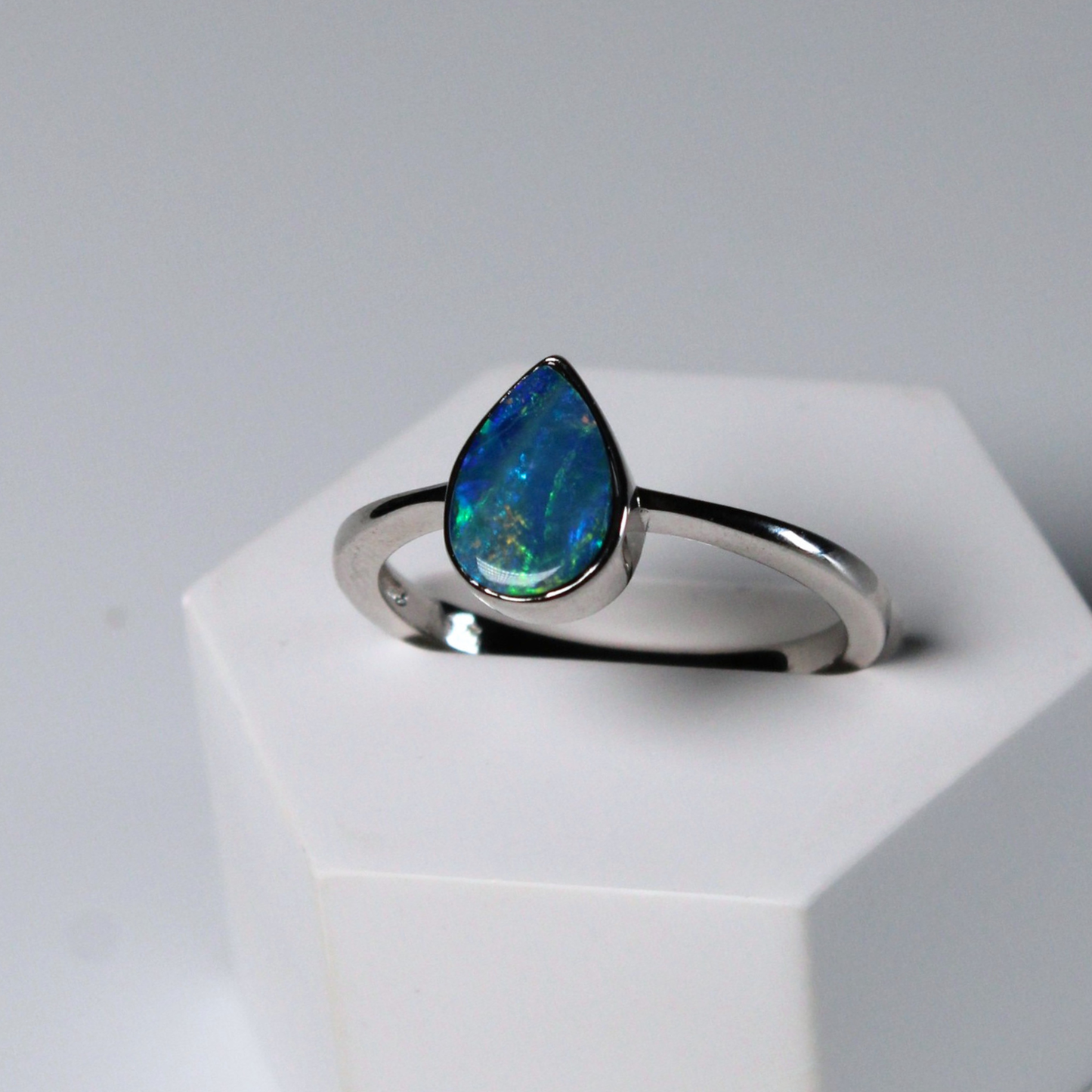 Ring Opaal - 925 zilver