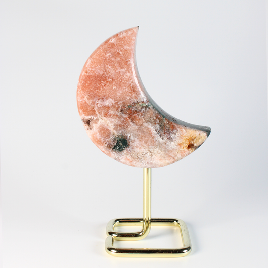 Roze amethist & Mosagaat - Maan