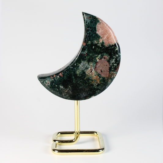 Roze amethist & Mosagaat - Maan