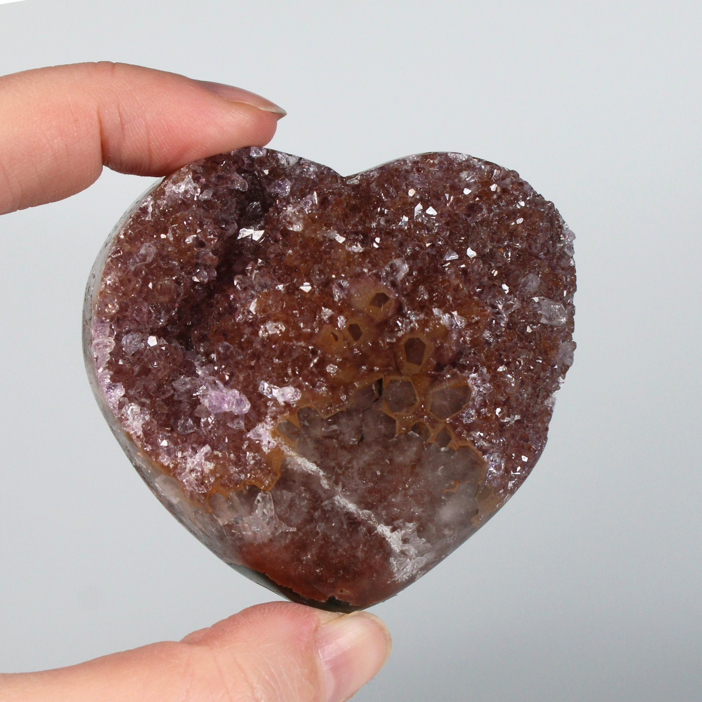 Flower Amethist - Hart