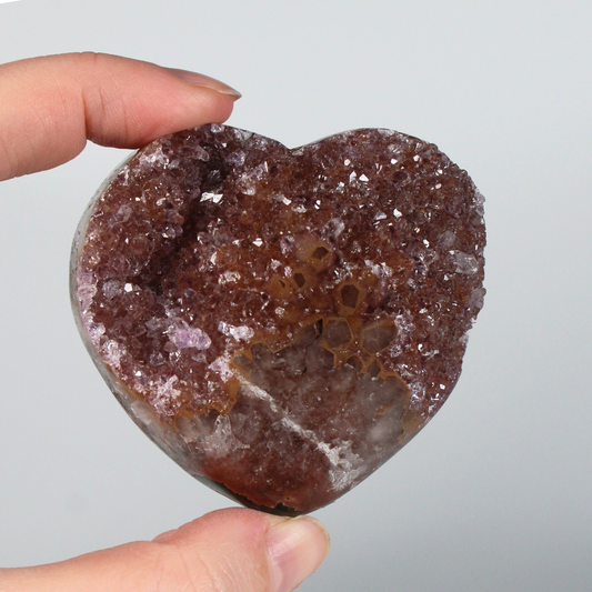 Flower Amethist - Hart