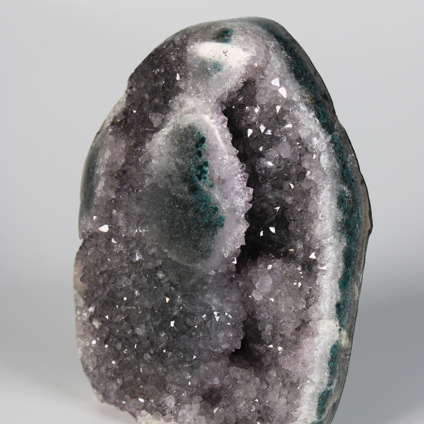 Amethist met Mosagaat - Standvlak