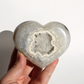 Agaat met druzy - Hart
