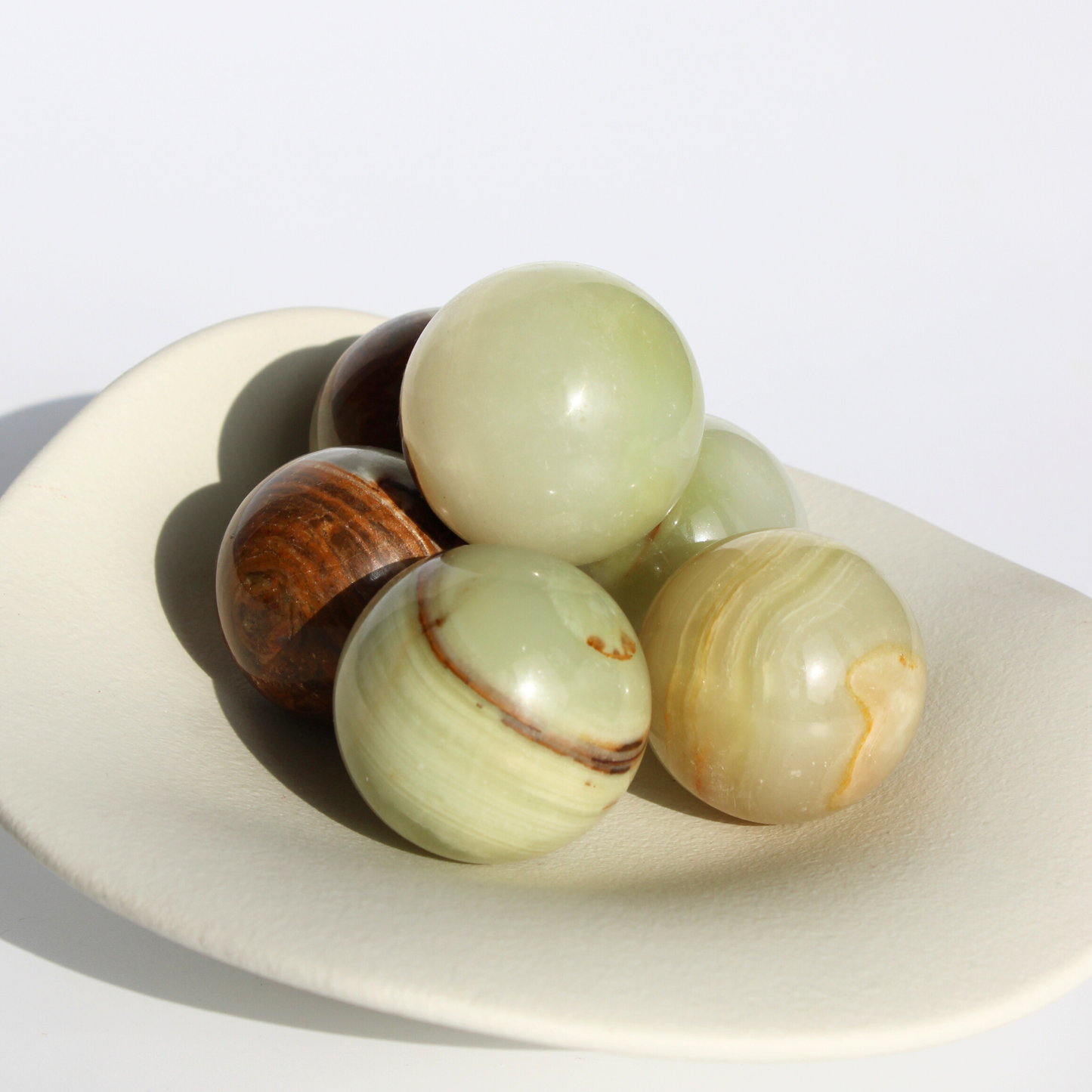 Aragoniet/ Onyx Marmer - Bol