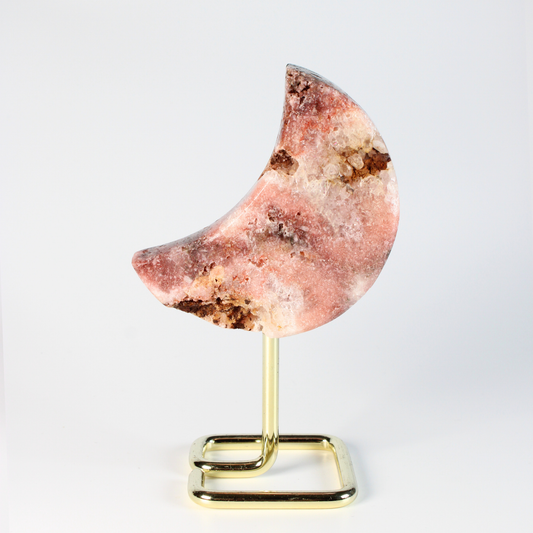 Roze amethist & Mosagaat - Maan