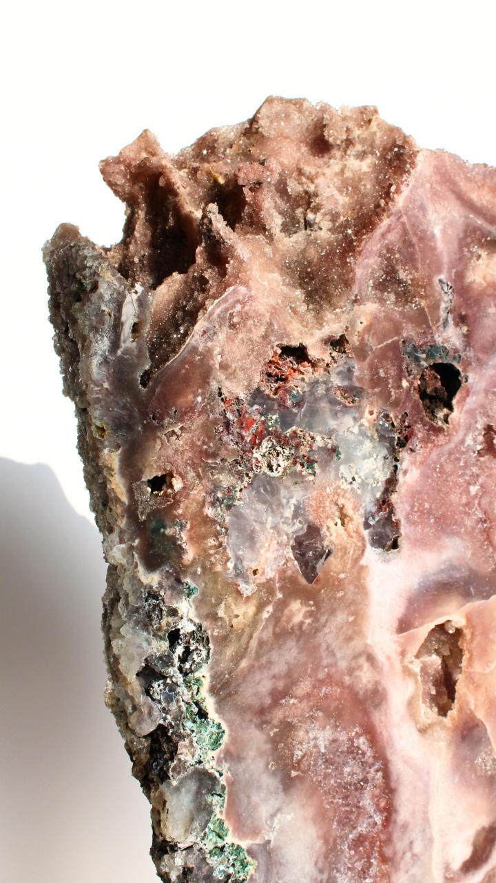XL Roze Amethist - Op Standaard