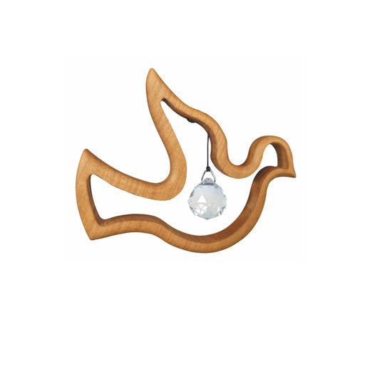 Raamhanger regenboogkristal - Duif