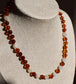 Barnsteen ketting - Cognac & maansteen